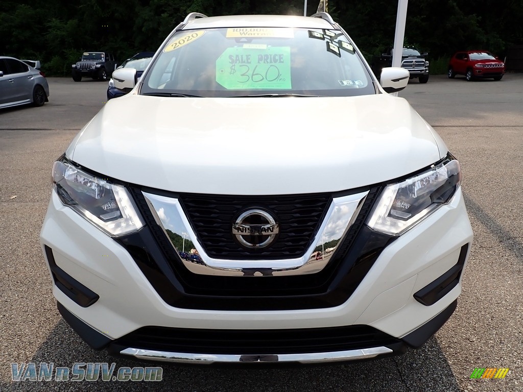 2020 Rogue SV - Pearl White Tricoat / Charcoal photo #9