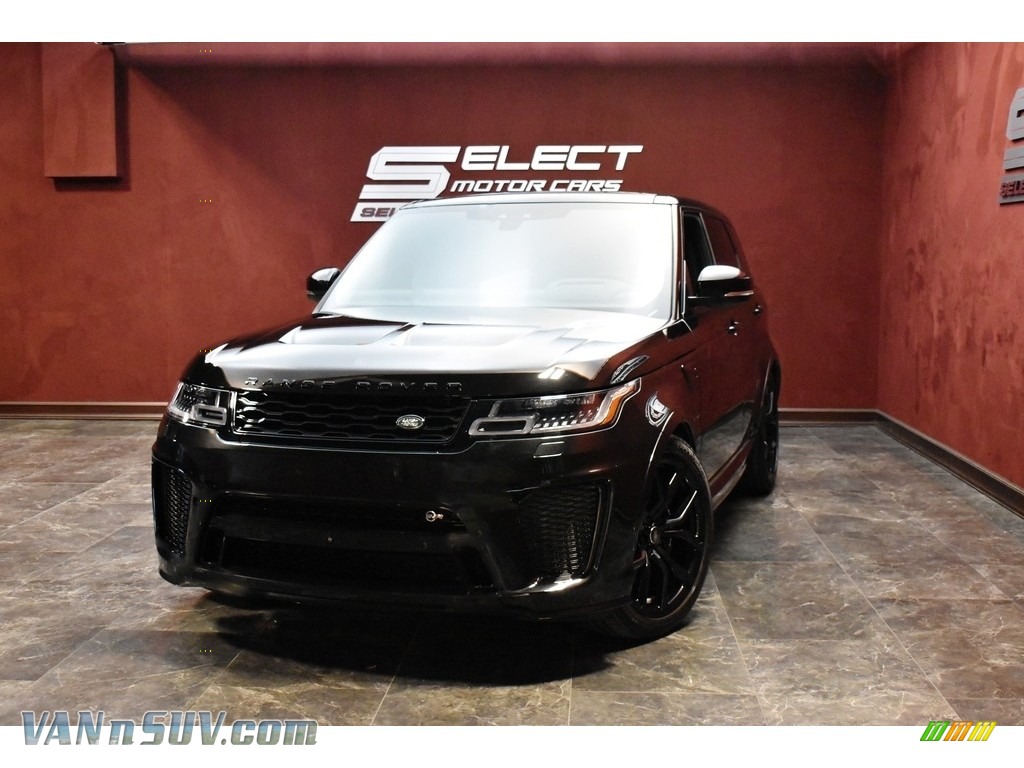 Santorini Black Metallic / Ebony/Ebony Land Rover Range Rover Sport SVR