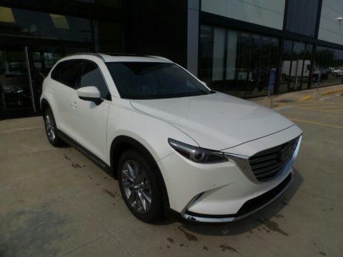 Snowflake White Pearl Mica 2021 Mazda CX-9 Grand Touring AWD