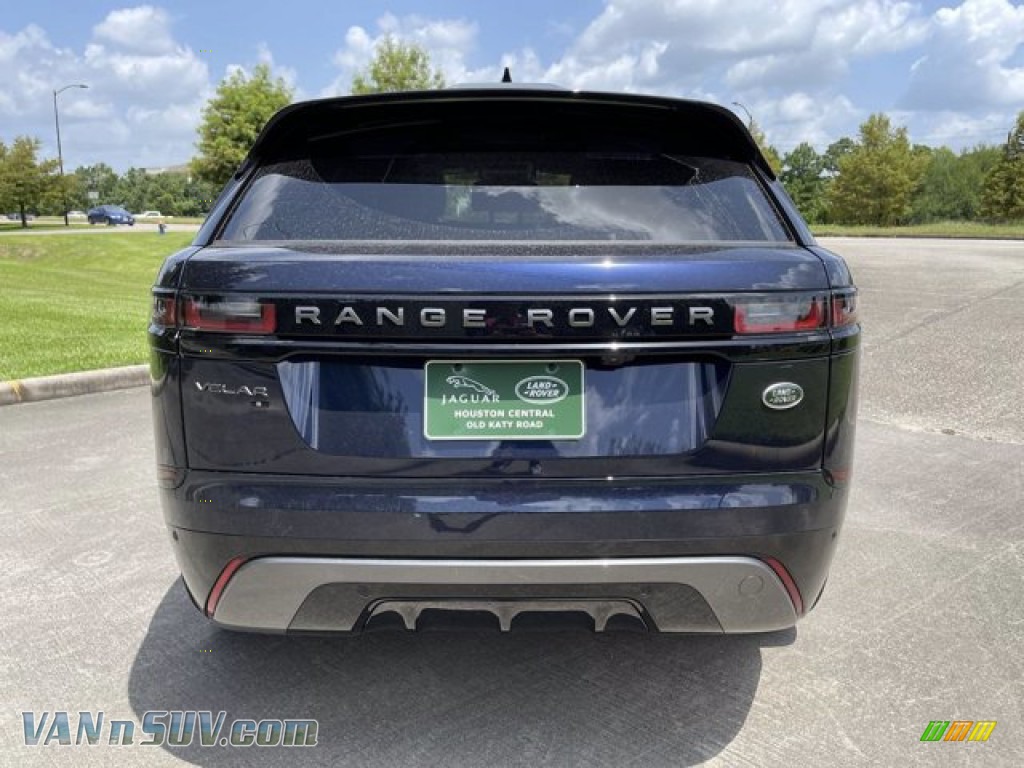 2021 Range Rover Velar R-Dynamic S - Portofino Blue Metallic / Light Oyster photo #7