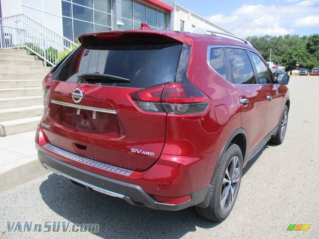 2019 Rogue SV AWD - Scarlet Ember / Charcoal photo #3
