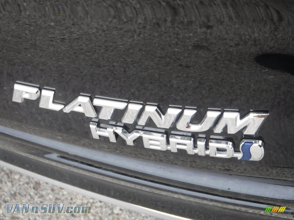 2021 Sienna Platinum AWD Hybrid - Midnight Black Metallic / Noble Brown photo #19