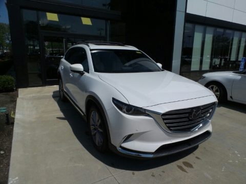 Snowflake White Pearl Mica 2021 Mazda CX-9 Grand Touring AWD