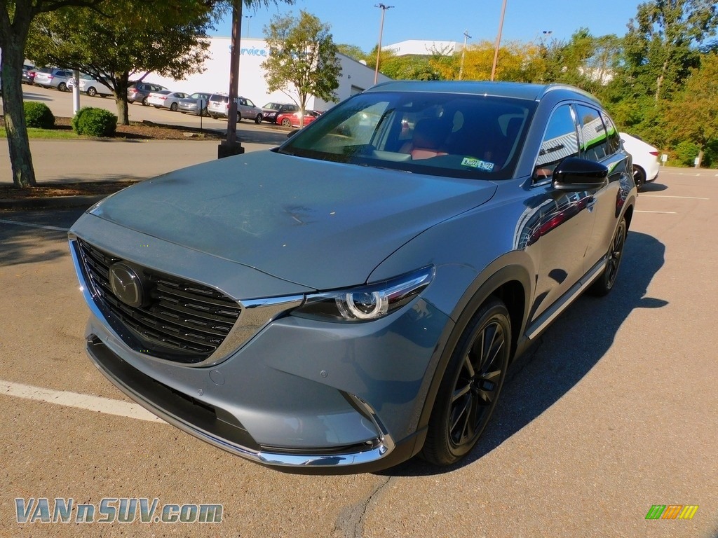 2021 CX-9 Carbon Edition AWD - Polymetal Gray / Red photo #7
