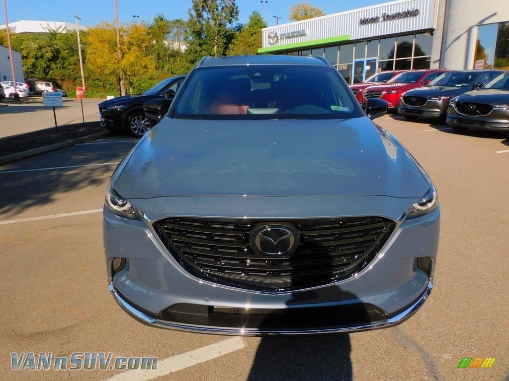 2021 CX-9 Carbon Edition AWD - Polymetal Gray / Red photo #8