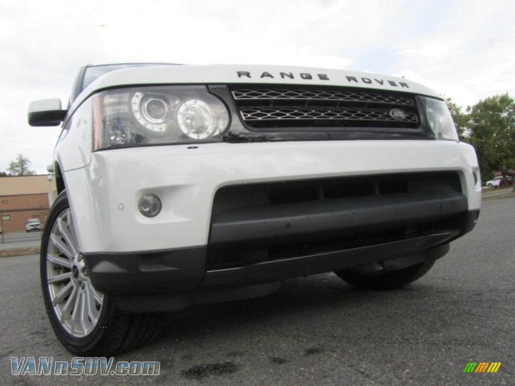 2012 Range Rover Sport HSE - Fuji White / Almond photo #2