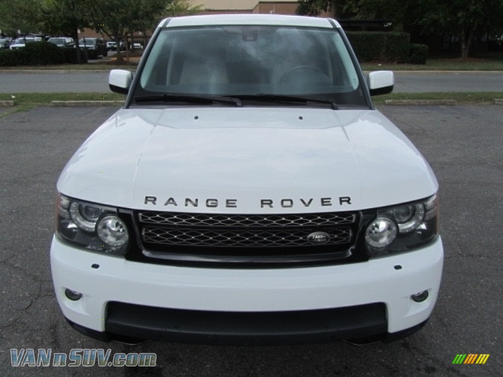 2012 Range Rover Sport HSE - Fuji White / Almond photo #5