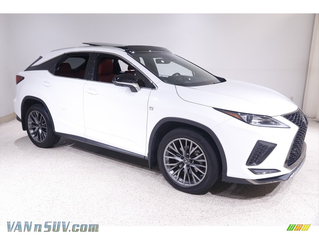 2020 RX 350 F Sport AWD - Ultra White / Circuit Red photo #1