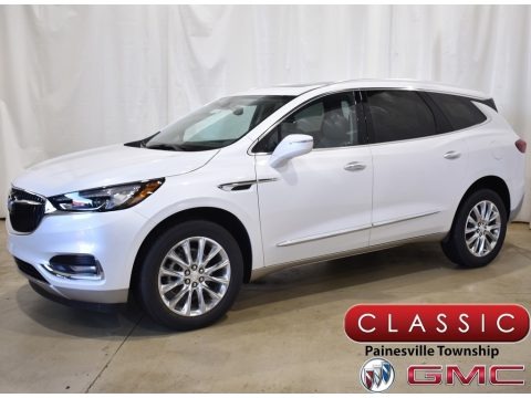 White Frost Tricoat 2021 Buick Enclave Essence AWD