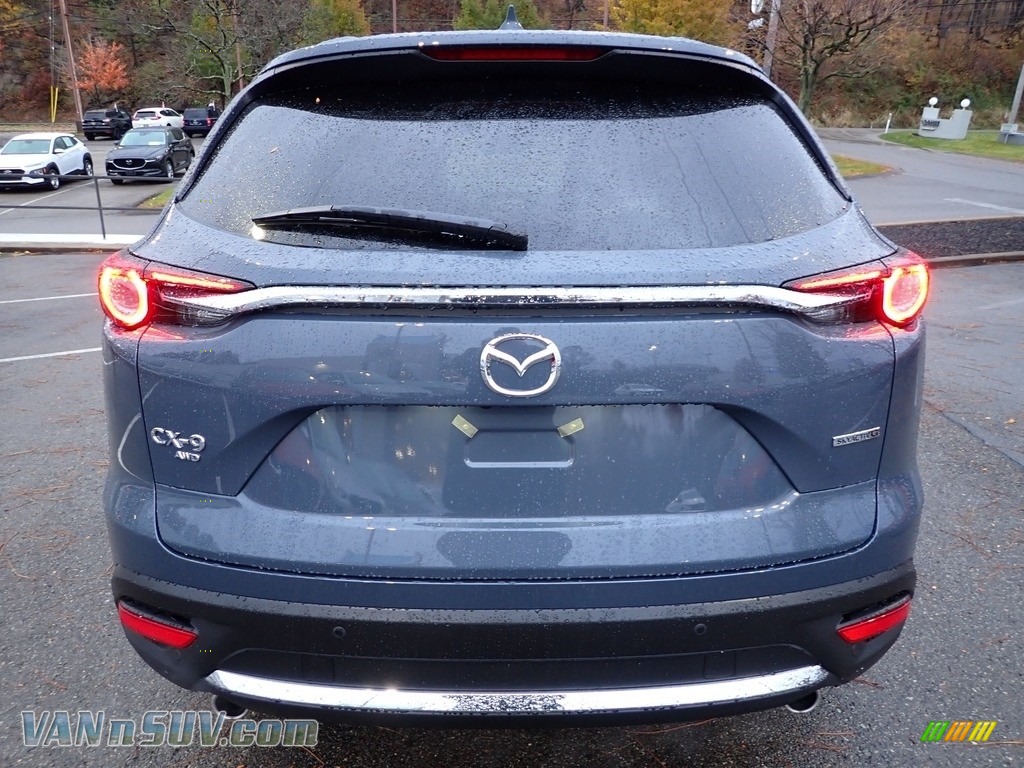 2021 CX-9 Carbon Edition AWD - Polymetal Gray / Red photo #3