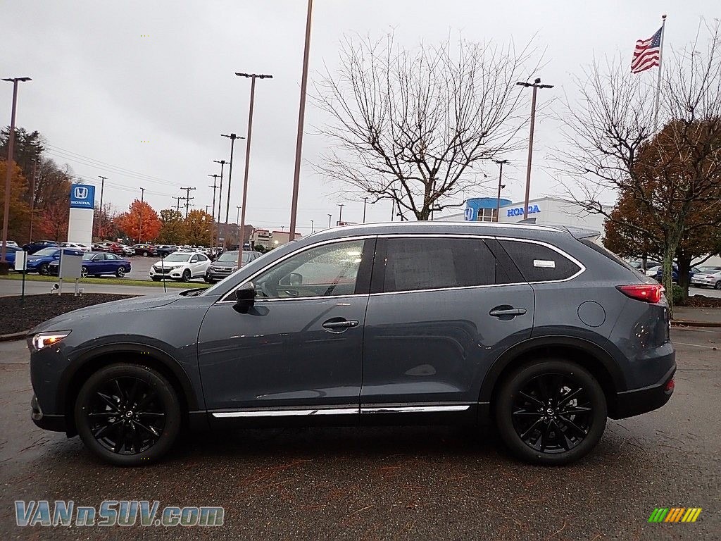 2021 CX-9 Carbon Edition AWD - Polymetal Gray / Red photo #6