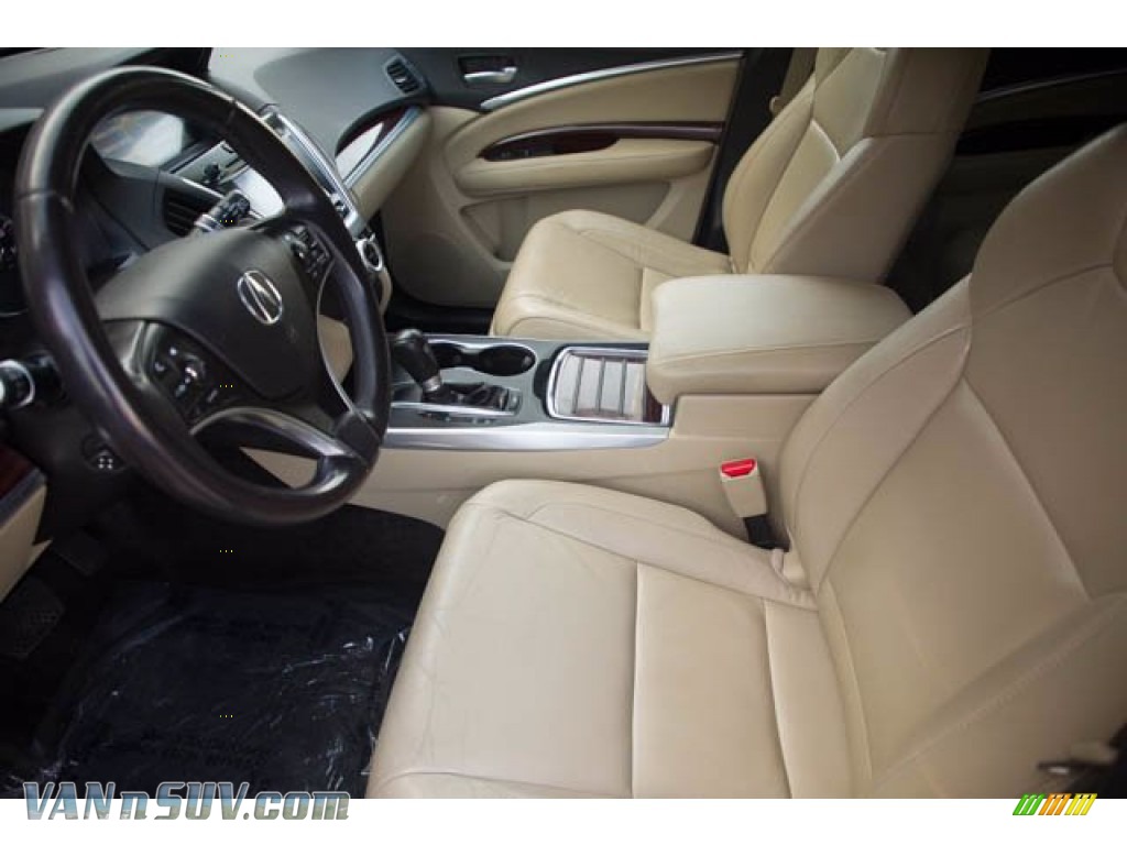2014 MDX Technology - Crystal Black Pearl / Parchment photo #3
