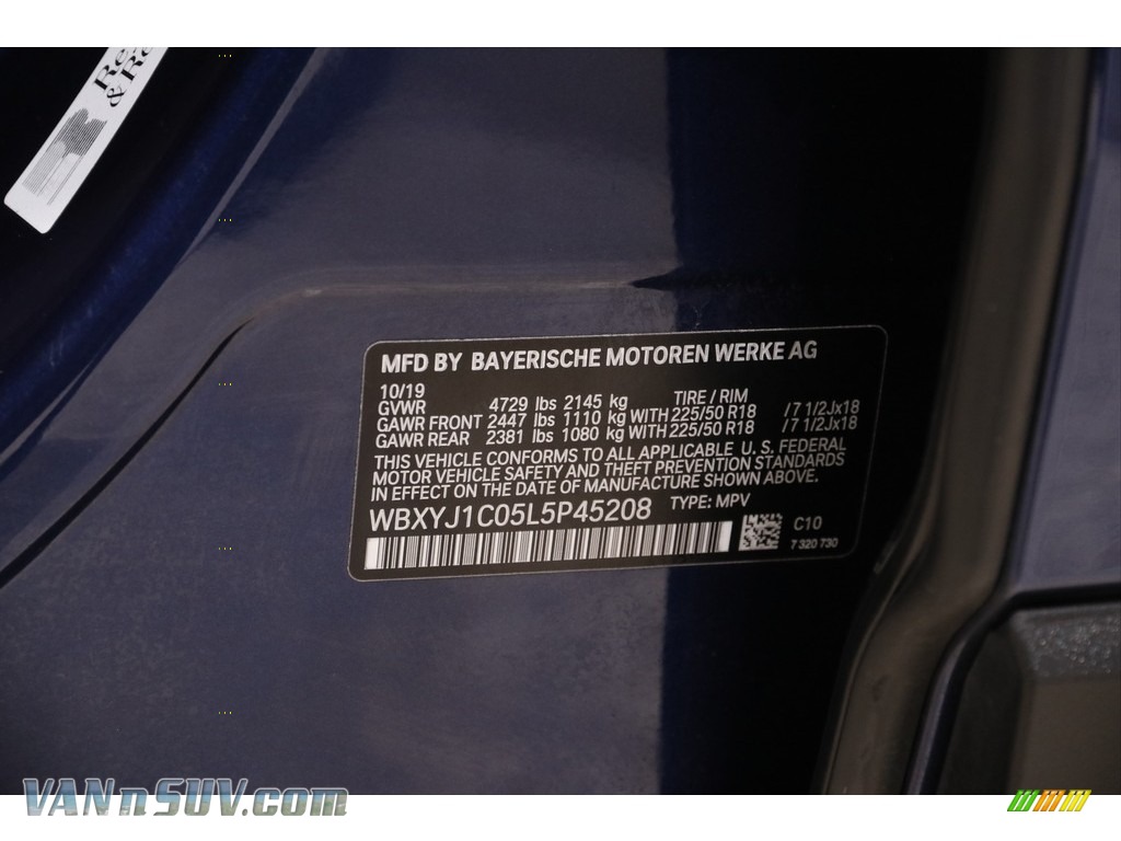 2020 X2 xDrive28i - Mediterranean Blue Metallic / Black photo #22