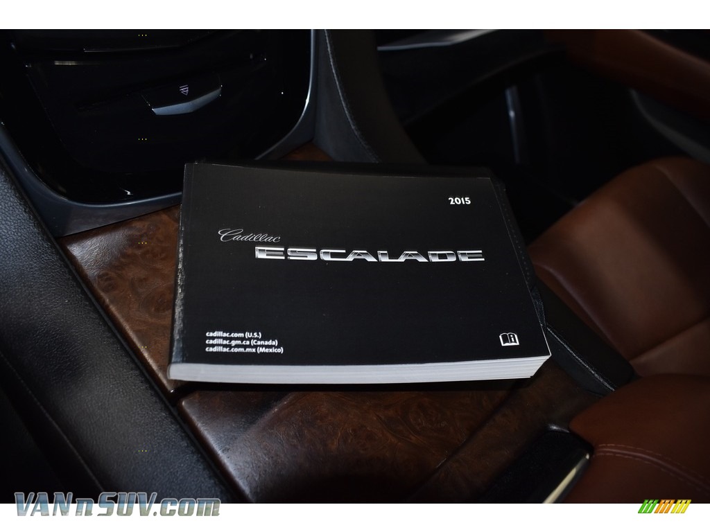 2015 Escalade Premium 4WD - White Diamond Tricoat / Kona Brown/Jet Black photo #18