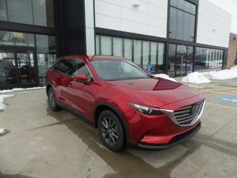 Soul Red Crystal Metallic 2022 Mazda CX-9 Touring AWD