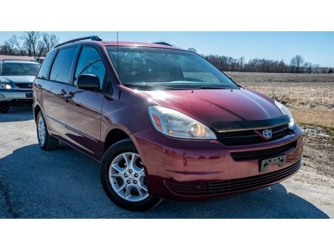 Salsa Red Pearl 2005 Toyota Sienna LE AWD