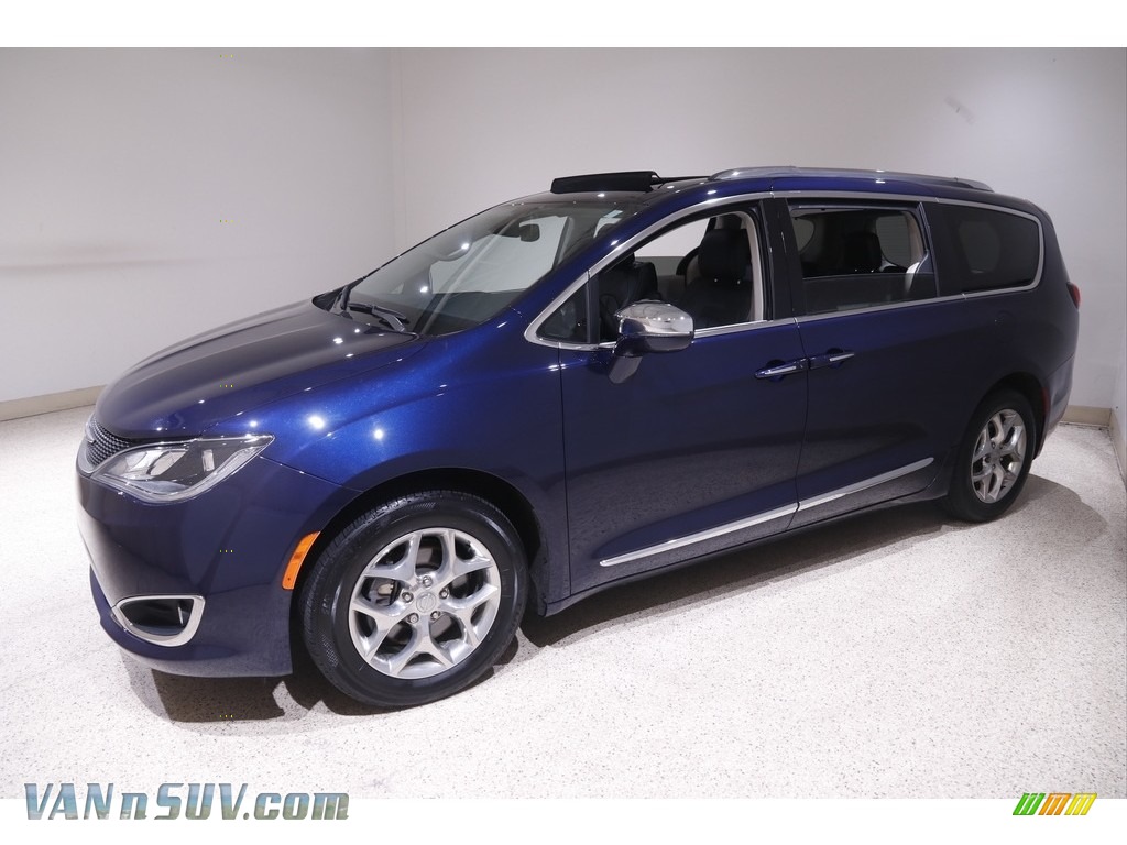 2020 Pacifica Limited - Jazz Blue Pearl / Black photo #3