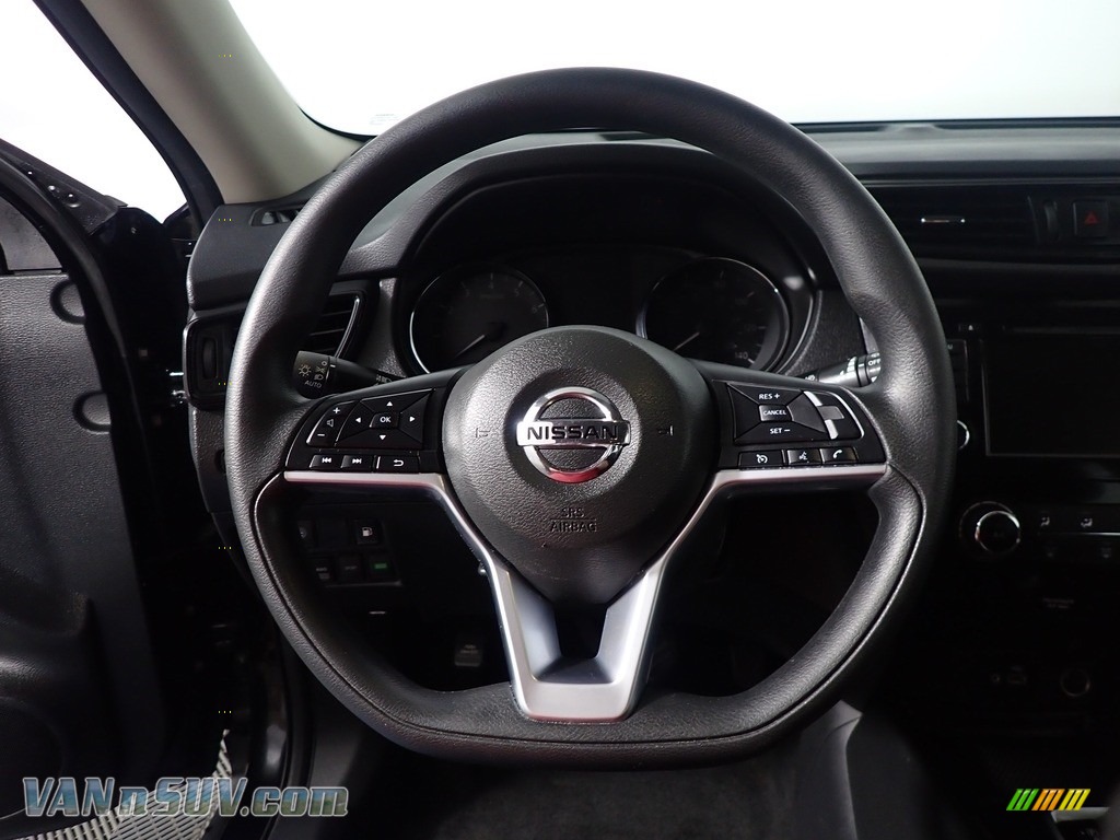2019 Rogue S AWD - Magnetic Black / Charcoal photo #27