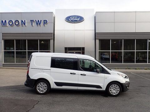 Frozen White 2018 Ford Transit Connect XL Van