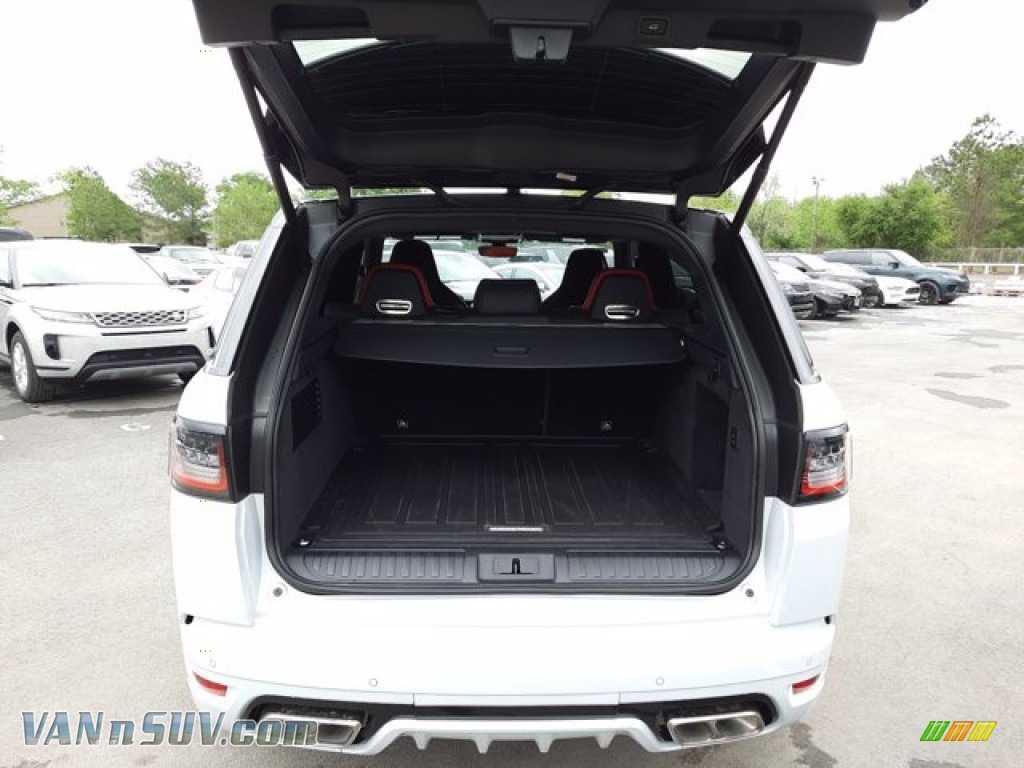 2022 Range Rover Sport SVR - Yulong White Metallic / Pimento/Ebony photo #25