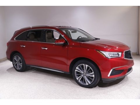 Performance Red Pearl 2019 Acura MDX Technology SH-AWD