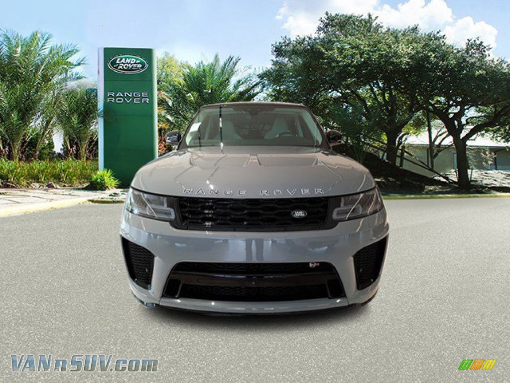 2022 Range Rover Sport SVR - SVO Premium Palette Grey / Cirrus/Ebony photo #8