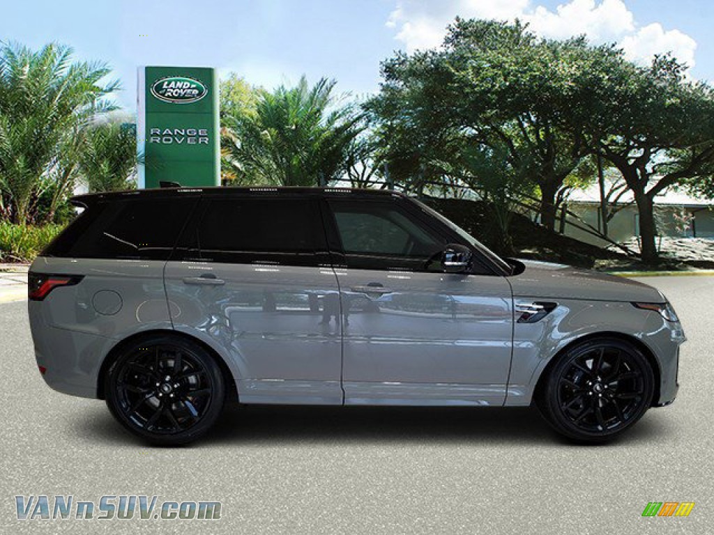 2022 Range Rover Sport SVR - SVO Premium Palette Grey / Cirrus/Ebony photo #11