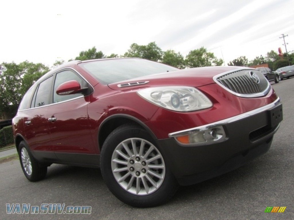 2012 Enclave FWD - Crystal Red Tintcoat / Cashmere photo #2