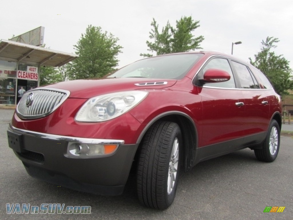 2012 Enclave FWD - Crystal Red Tintcoat / Cashmere photo #6