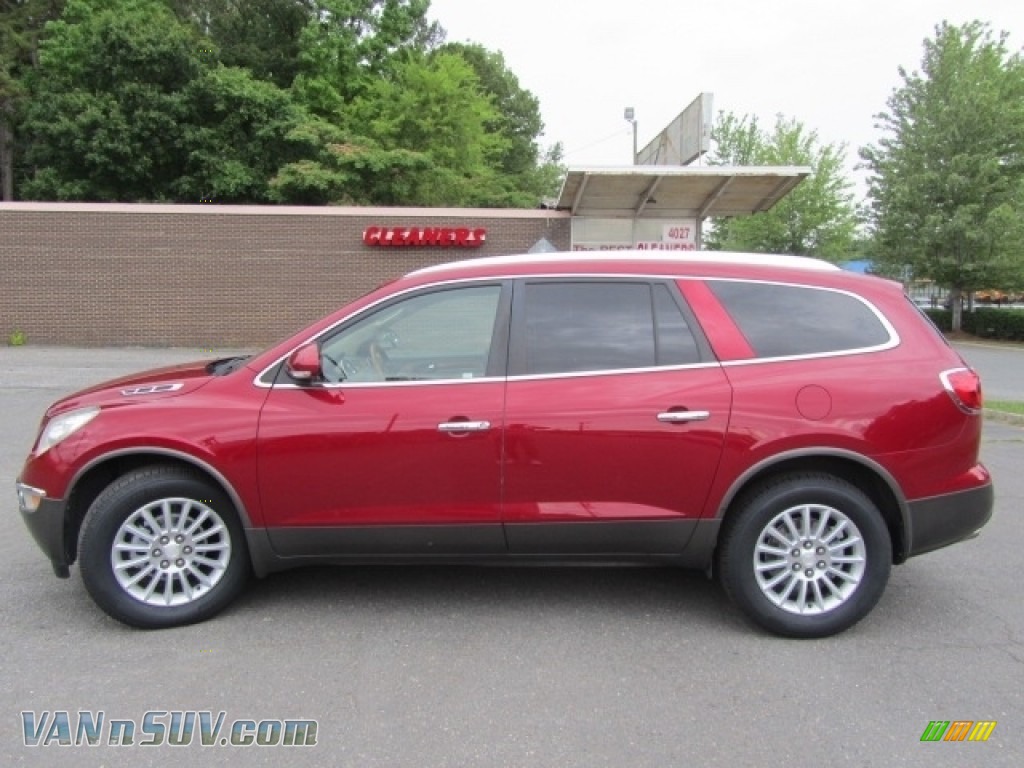 2012 Enclave FWD - Crystal Red Tintcoat / Cashmere photo #7