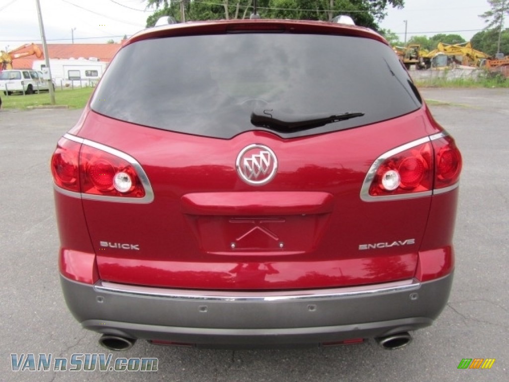2012 Enclave FWD - Crystal Red Tintcoat / Cashmere photo #9