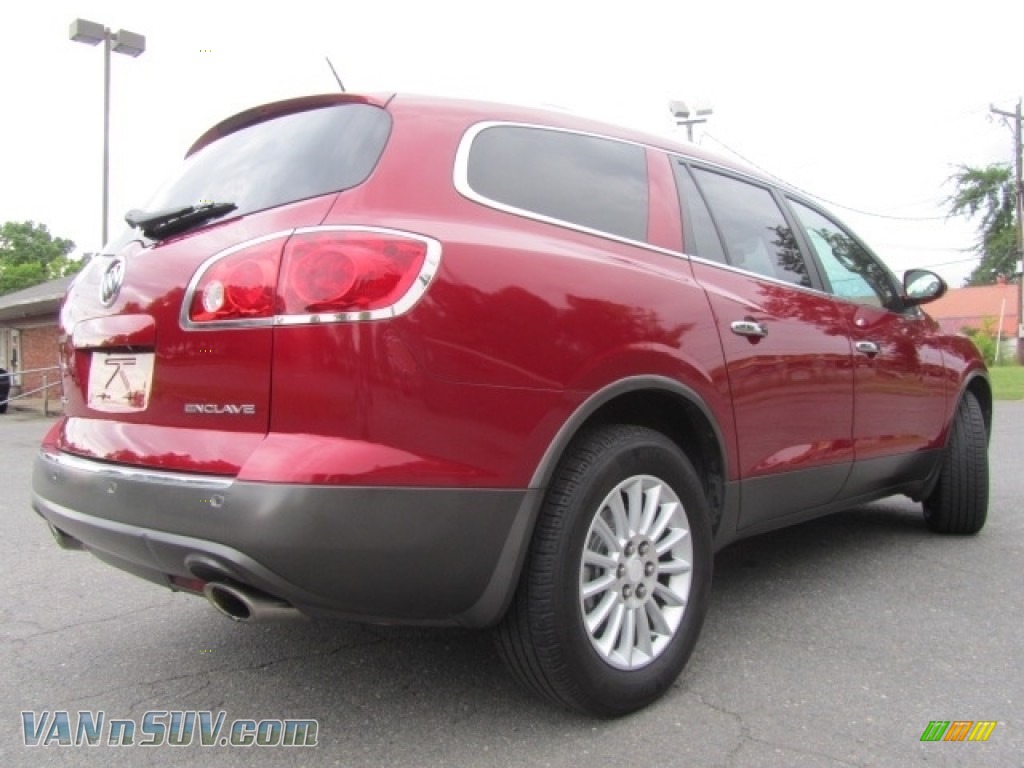 2012 Enclave FWD - Crystal Red Tintcoat / Cashmere photo #10
