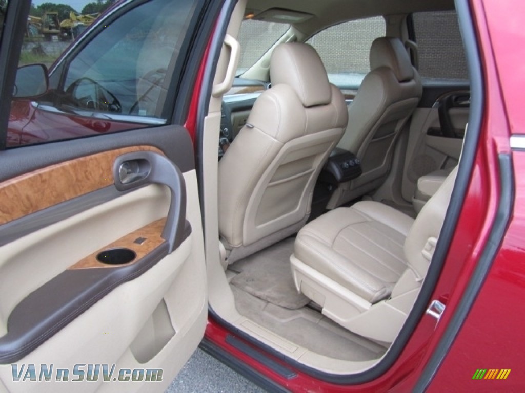 2012 Enclave FWD - Crystal Red Tintcoat / Cashmere photo #18