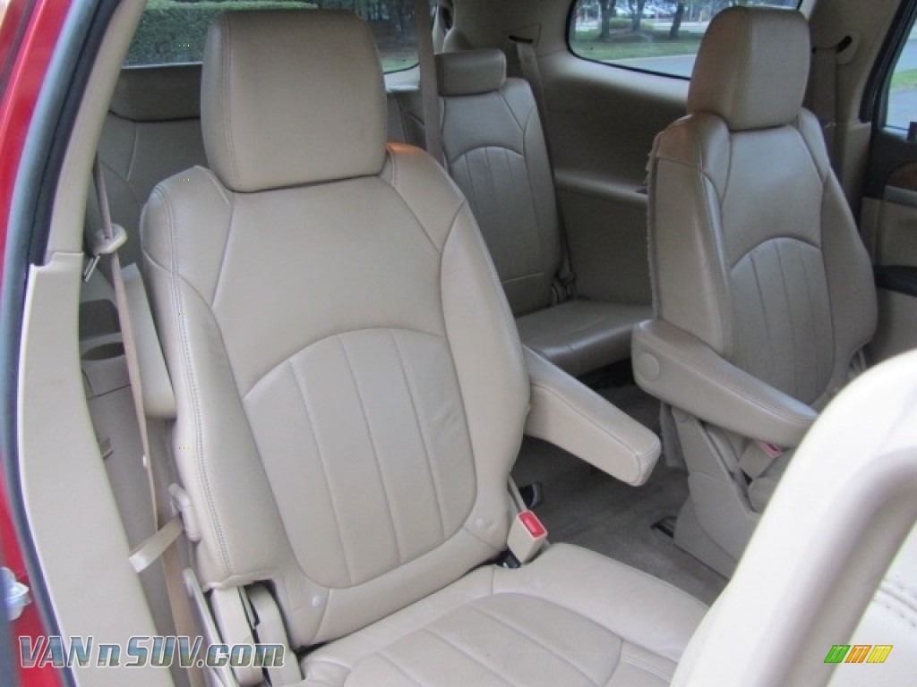 2012 Enclave FWD - Crystal Red Tintcoat / Cashmere photo #24