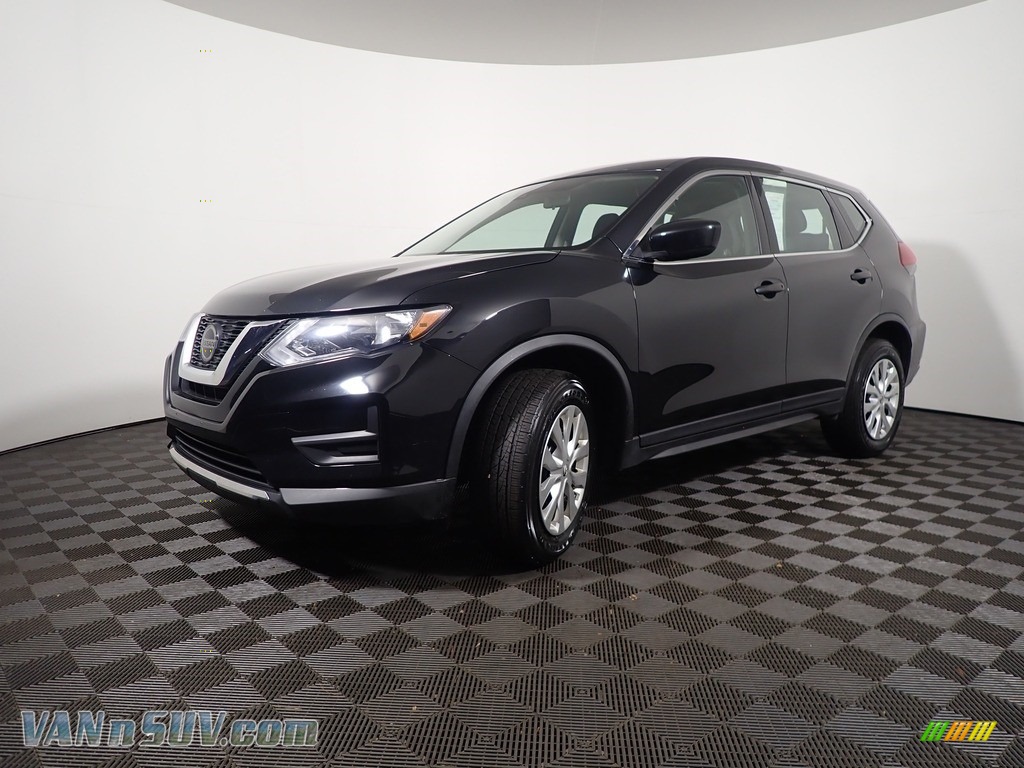 2020 Rogue S AWD - Magnetic Black Pearl / Charcoal photo #9