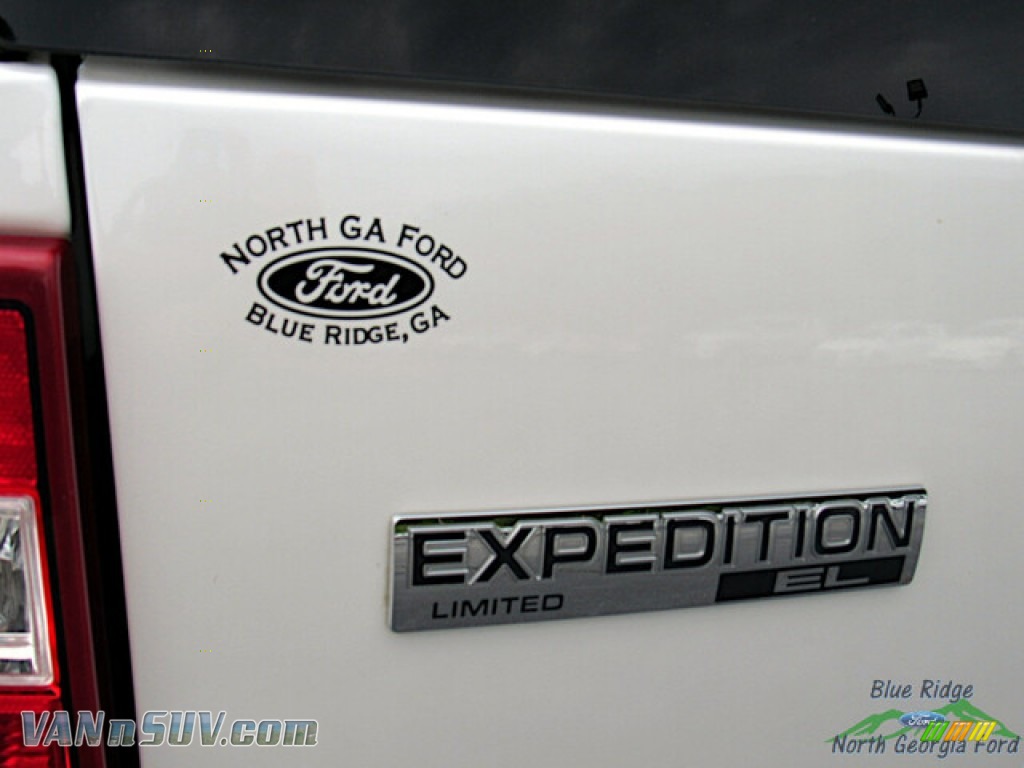 2012 Expedition EL Limited - White Platinum Tri-Coat / Stone photo #31