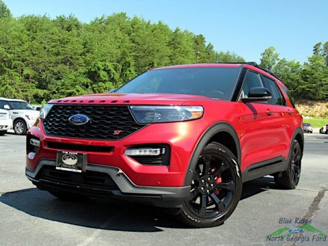 Rapid Red Metallic 2022 Ford Explorer ST 4WD