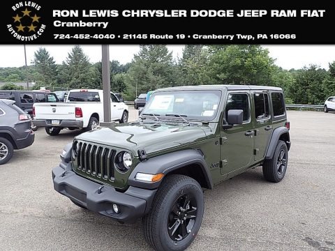 Sarge Green 2022 Jeep Wrangler Unlimited Sport 4x4