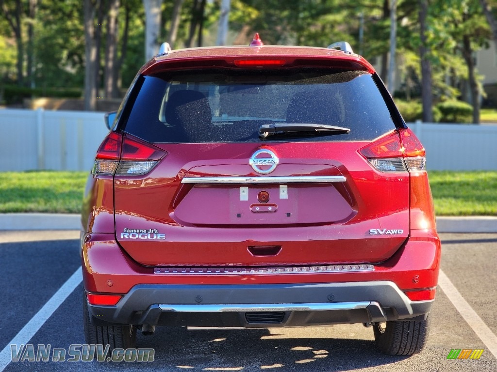 2020 Rogue SV AWD - Scarlet Ember Tintcoat / Charcoal photo #8