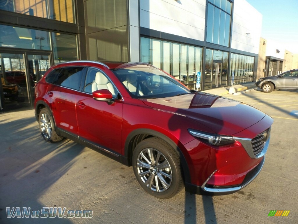 Soul Red Crystal Metallic / Parchment Mazda CX-9 Signature AWD