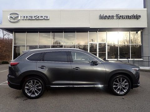 Machine Gray Metallic 2023 Mazda CX-9 Grand Touring AWD