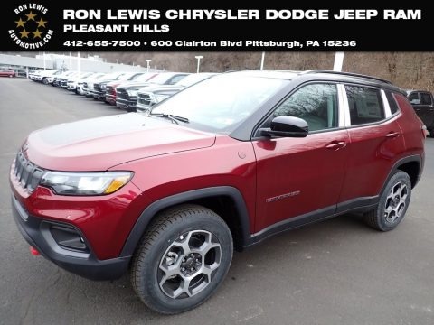 Velvet Red Pearl 2022 Jeep Compass Trailhawk 4x4