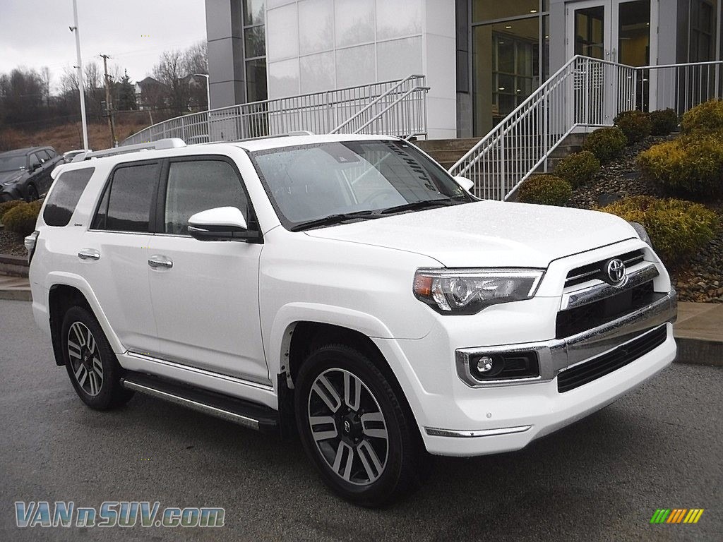 2022 4Runner Limited 4x4 - Blizzard White Pearl / Redwood photo #1