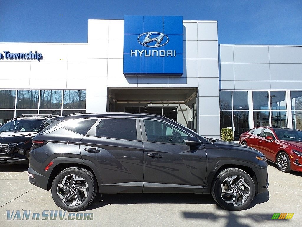 Portofino Gray / Black Hyundai Tucson SEL AWD