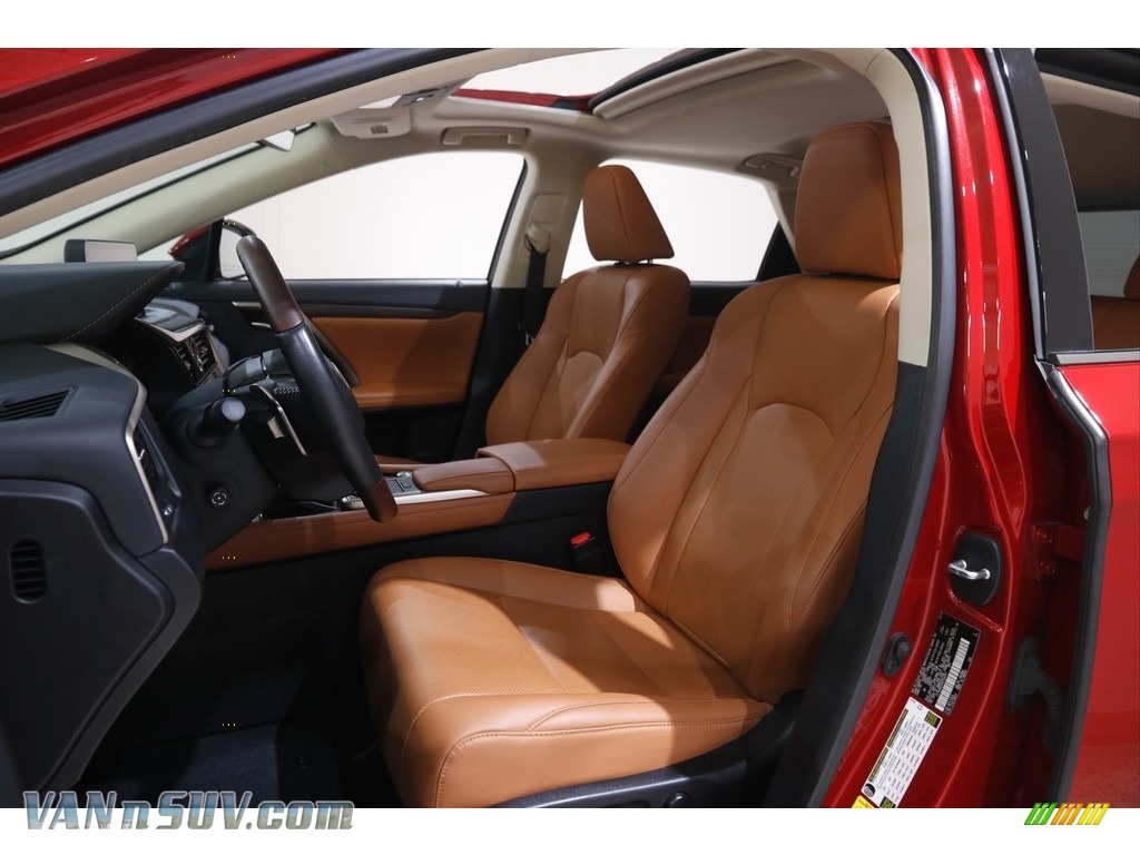 2021 RX 350 AWD - Matador Red Mica / Glazed Caramel photo #5