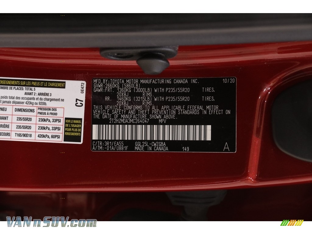 2021 RX 350 AWD - Matador Red Mica / Glazed Caramel photo #24