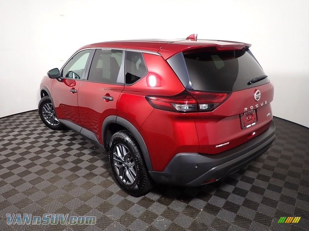 2021 Rogue S AWD - Scarlet Ember Tintcoat / Charcoal photo #12