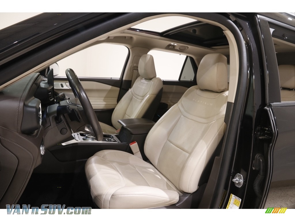 2020 Explorer Platinum 4WD - Agate Black Metallic / Sandstone photo #6