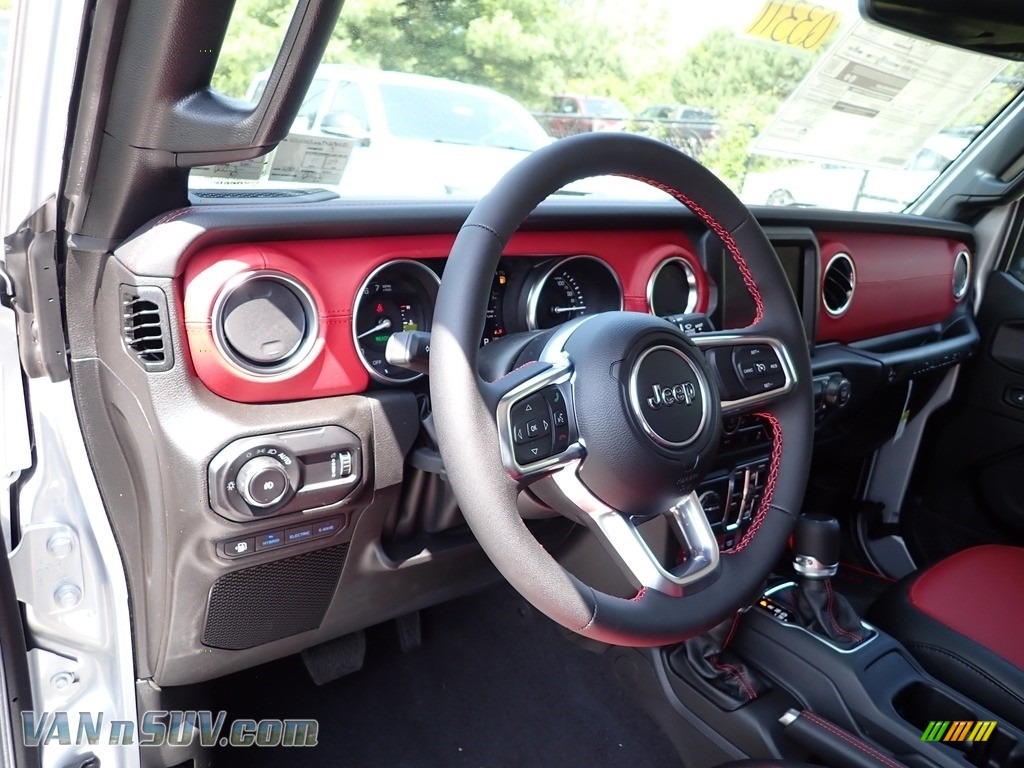 2023 Wrangler Unlimited Rubicon 4XE 20th Anniversary Hybrid - Silver Zynith / 20th Anniversary Red/Black photo #24