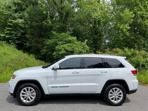 Bright White 2021 Jeep Grand Cherokee Laredo 4x4
